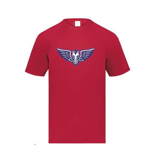 [2790.083.S-LOGO1] Men's Smooth Sport T-Shirt (Adult S, Red)