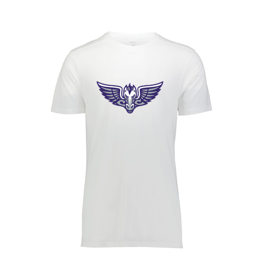 [FTSCUBWH-AS-LOGO1] Decker Men's Tri-Blend T-Shirt - Short Sleeve (Adult S, White)