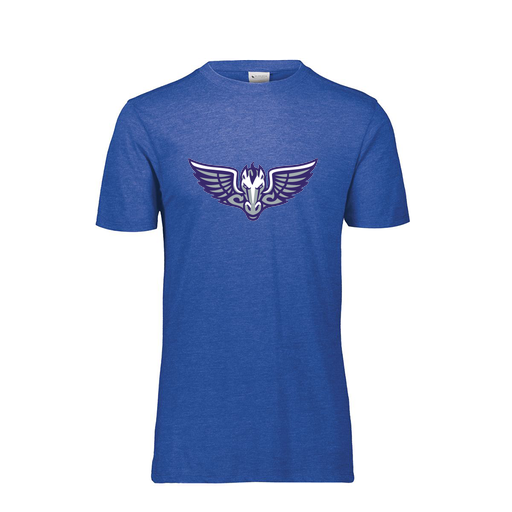[FTSCUBNV-AS-LOGO1] Decker Men's Tri-Blend T-Shirt - Short Sleeve (Adult S, Navy)