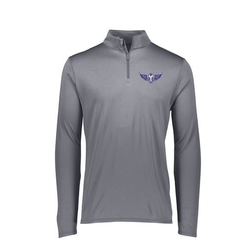 [FTLQFLGY-FAXS-LOGO1] Decker Women's Flex-Lite 1/4 Zip Shirt (Female Adult XS, Gray)