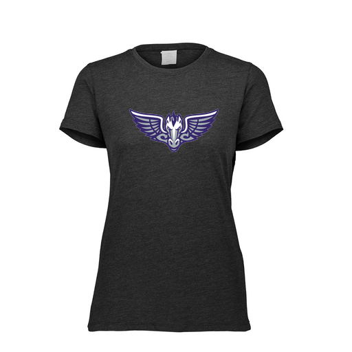 [FTSCUBBK-FAXS-LOGO1] Decker Women's Tri-Blend T-Shirt - Short Sleeve (Female Adult XS, Black, Logo 1)