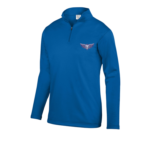[5508.060.S-LOGO1] Decker Youth FlexFleece 1/4 Zip (Youth S, Royal)