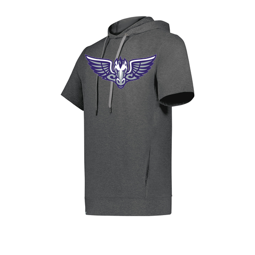 [222605-GRY-YS-LOGO1] YOUTH VENTURA SOFT KNIT SHORT SLEEVE HOODIE (Youth S, Gray)